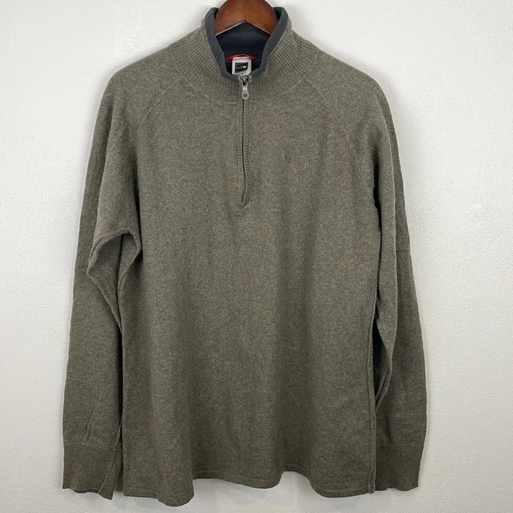 The North Face Wool Blend Sweater 1/4 Zip Pullover